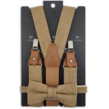 Sir Redman SR20230 x Aarden bretels combi pack Sustainable Stan brown