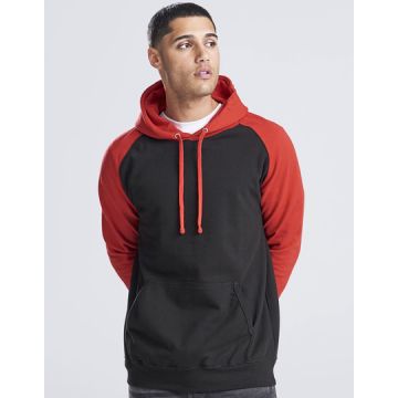 Just Hoods JH009 Baseball Hoodie