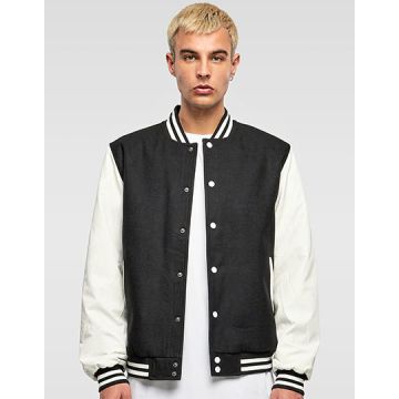 Build Your Brand BY269 Oldschool College Jacket