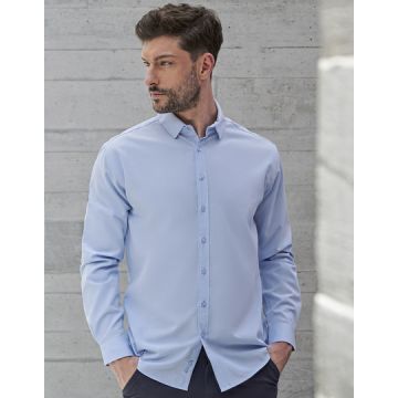 Henbury W582 Men´s Long Sleeved ´Cotton Feel´ Coolplus® Shirt