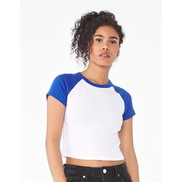 Bella BL1201 Women´s Micro Rib Raglan Baby Tee