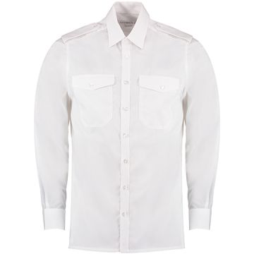 Kustom Kit K134 Men´s Tailored Fit Pilot Shirt Long Sleeve