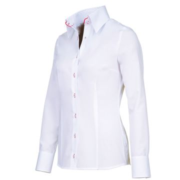 Giovanni Capraro 29313-85 Women's Blouse 55/45% Cotton/Polyester