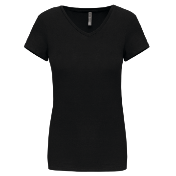 Kariban K3015C Dames-T-shirt V-hals korte mouwen