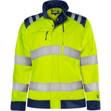 Fristads 131984 High vis Green jack dames klasse 3 4068 GPLU