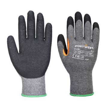 Portwest A106 Grip 10 latex handschoen met versterkt duimkruis (Pk12)