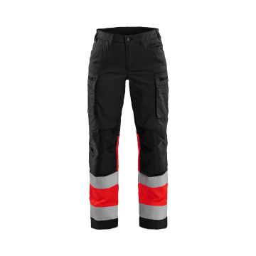 Blaklader 7161 Ladies High Vis Work Pants with Stretch