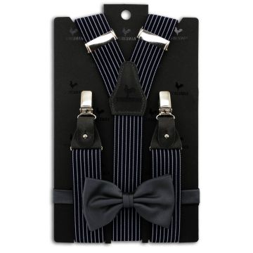 Sir Redman SR20007 ( SRCOMBI20007B ) bretels combi pack Striped Gent grijs