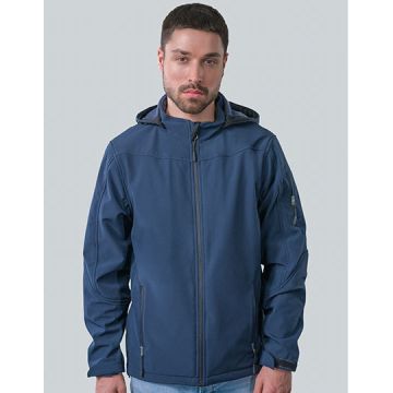 HRM HRM1101 Men´s Hooded Soft-Shell Jacket