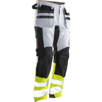Jobman 65213419 2134 Hi-Vis Stretch Trousers Core HP