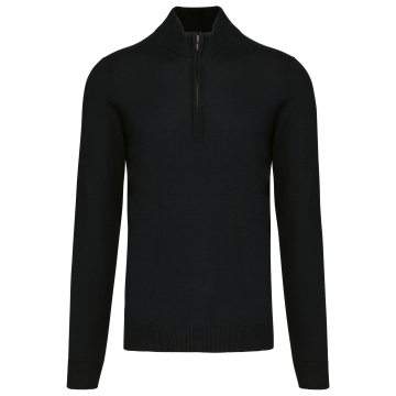 Kariban K970 Heren pullover met ritskraag