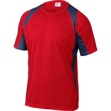 Delta Plus BALI RED-GREY T-SHIRT