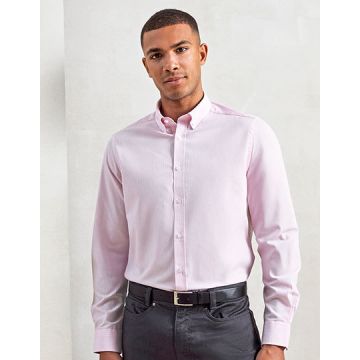 Premier Workwear PW238 Men´s Cotton Rich Oxford Stripes Shirt
