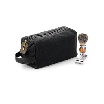 Quadra QD651 Heritage Waxed Canvas Wash Bag