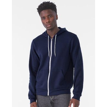 Canvas CV3739 Unisex Poly-Cotton Fleece Full-Zip Hoodie