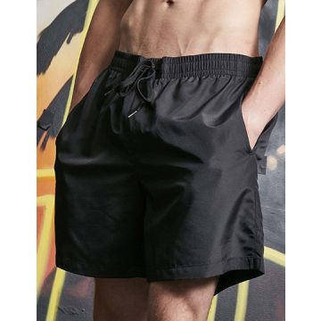 Build Your Brand BY153 Recycled Swim Shorts