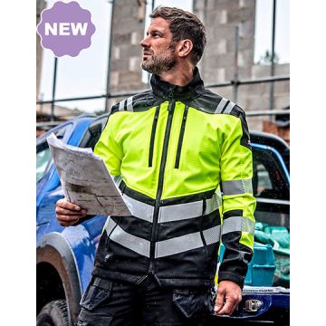 Regatta High Visibility RG760 Hi-Vis X-Pro 3 Layer Softshell Jacket (Class 2)