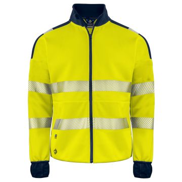 ProJob 646109 6109 Signalisation Sweater with Long Zipper and ISO 20471 Class 3