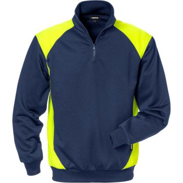 FRISTADS 122408 Sweater met korte rits 7048 SHV
