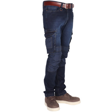 CrossHatch BRONCO C5 Men's Stretch Multi Pocket Cordura Kneepad Regular Fit