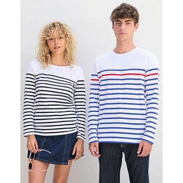 SOL´S L03099 Men´s Long Sleeve Striped T-Shirt Matelot