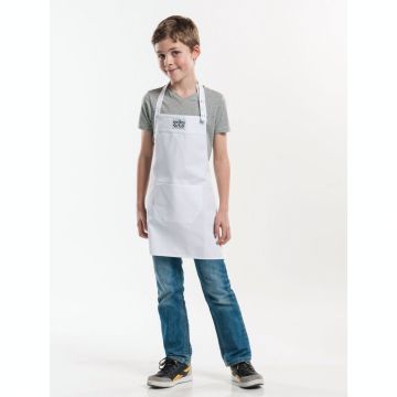 Chaud Devant 551 Bib Apron Kids White