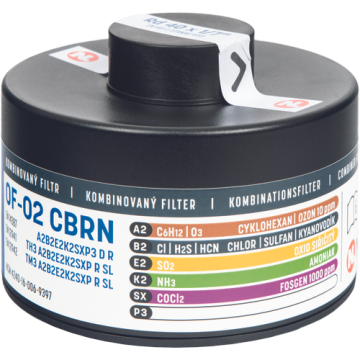 CERVA 0704019199999 OF-02 CBRN A2B2E2K2SXP3 DR filter v. CM6