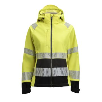 Jobman 65137778 1377 Women's Softshell Jacket Hi-Vis