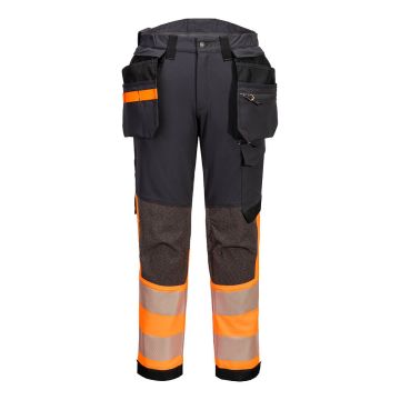 Portwest EV442 EV4 Hi-Vis stretch broek met afneembare holsterzak klasse 1