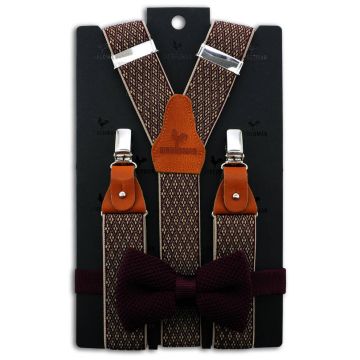 Sir Redman SR20074 ( SRCOMBI20074B ) bretels combi pack Don Diamond bordeaux