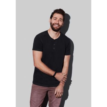 Stedman T-shirt Henley Shawn SS for him STE9430