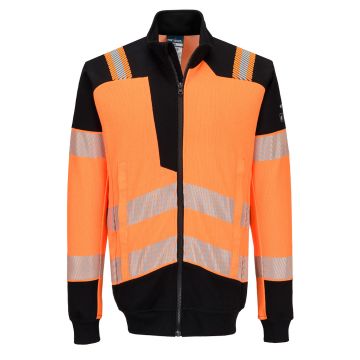 Portwest FR756 PW3 Modaflame gebreid Hi-Vis FR sweatshirt met rits