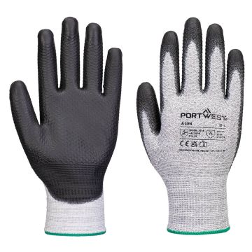Portwest A124 Grip 13 PU Diamond Gebreide Handschoen  (Pk12)