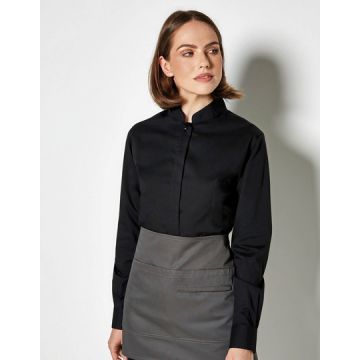 Kustom Kit K740 Women´s Tailored Fit Shirt Mandarin Collar Long Sleeve