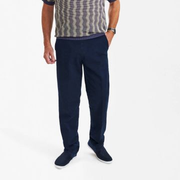 Sunwill 310-5864 IN-CA Cotton Trousers in Denim look with elastic waistband