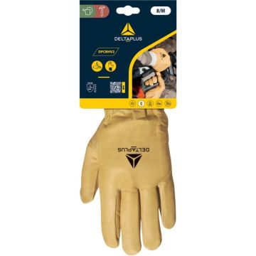 Delta Plus DPCBHV2 LEATHER FULL-GRAIN GLOVES WATER