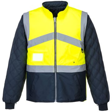 Portwest S769 Hi-Vis ademend 2-in-1 contrast omkeerbaar jack