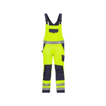 DASSY 400127 Toulouse High-Visibility Bib Overalls with Knee Pockets