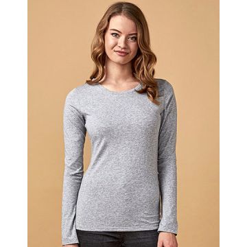 X.O by Promodoro XO1565 Women´s Roundneck T-Shirt Long Sleeve