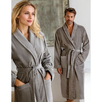 Vossen XF011 Velour Bathrobe Feeling With Shawl collar