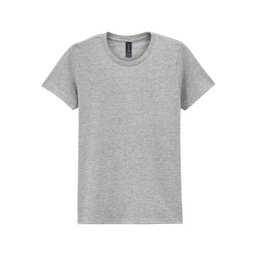 Gildan GI65000LAX Dames-T-shirt Softstyle Midweight RS Sport Grey 3XL