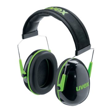 uvex K1 2600-001 gehoorkap met hoofdband