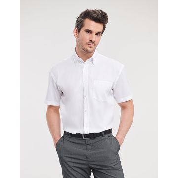 Russell Athletic Collection Z957 Men's Short Sleeve Classic Ultimate Non-Iron Shirt