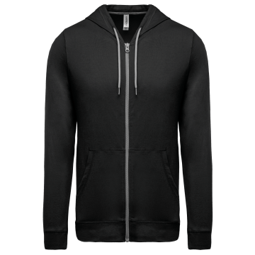 Kariban K438 Licht katoenen sweatvest met capuchon
