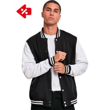 Build Your Brand BY015 Sweat College Jacket