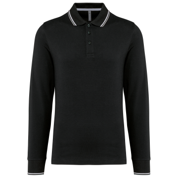Kariban K280 Heren polo van piquétricot met lange mouwen