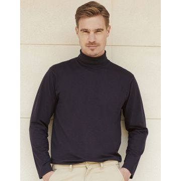 Henbury W020 Roll-Neck Long-Sleeve Top