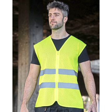 Korntex KX169 Comfort Mesh Safety Vest Rhodes CO² Neutral