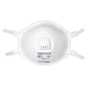 Portwest P301 FFP3 Masker met Ventiel (Pk10)