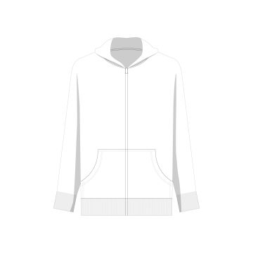 Labelfree ST722 Hooded Zip Sweatshirt